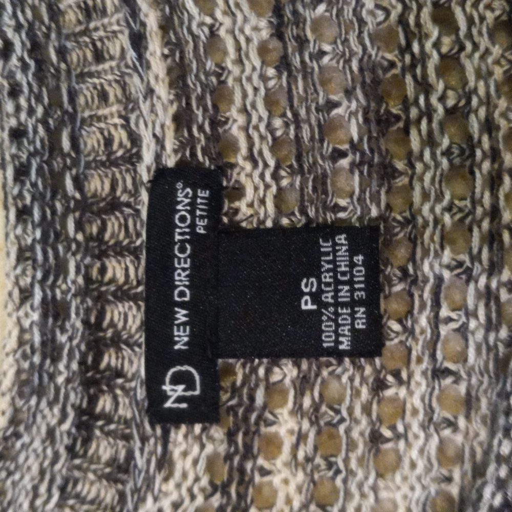 New Directions Petite 3/4 length sleeve Sweater Tunic - Picture 8 of 9
